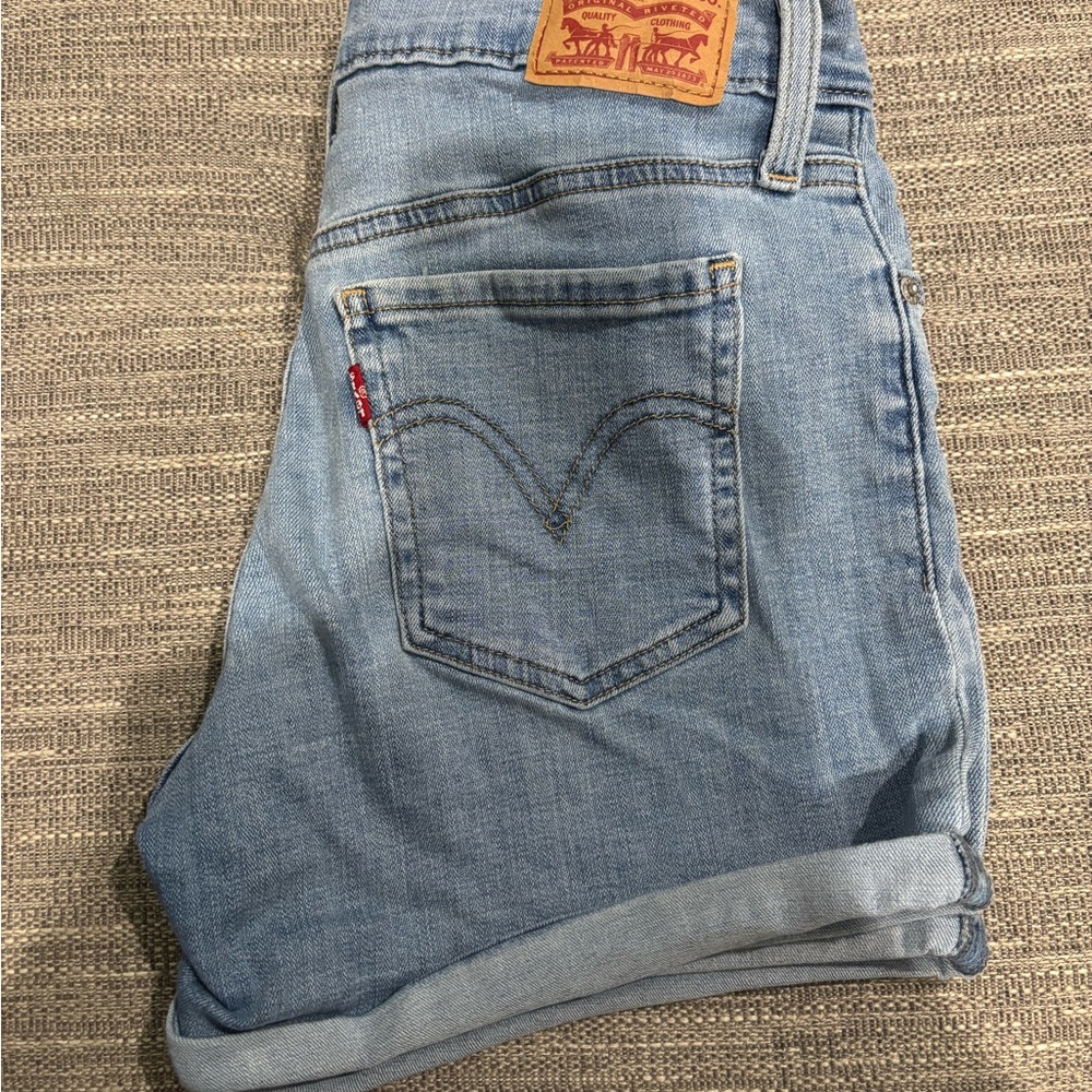 Levi's Classic Blue Denim Shorts